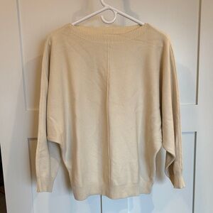 Ivory batwing sweater